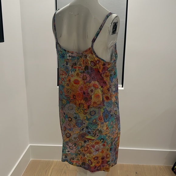NWT RVCA printed slip dress - Picture 2 of 6